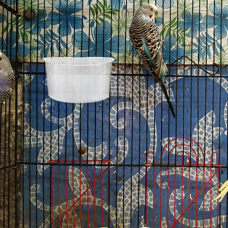 6 Pcs Large Thickened Plastic Pigeon Cage Feeding Cups and Water Bowls - Image 4