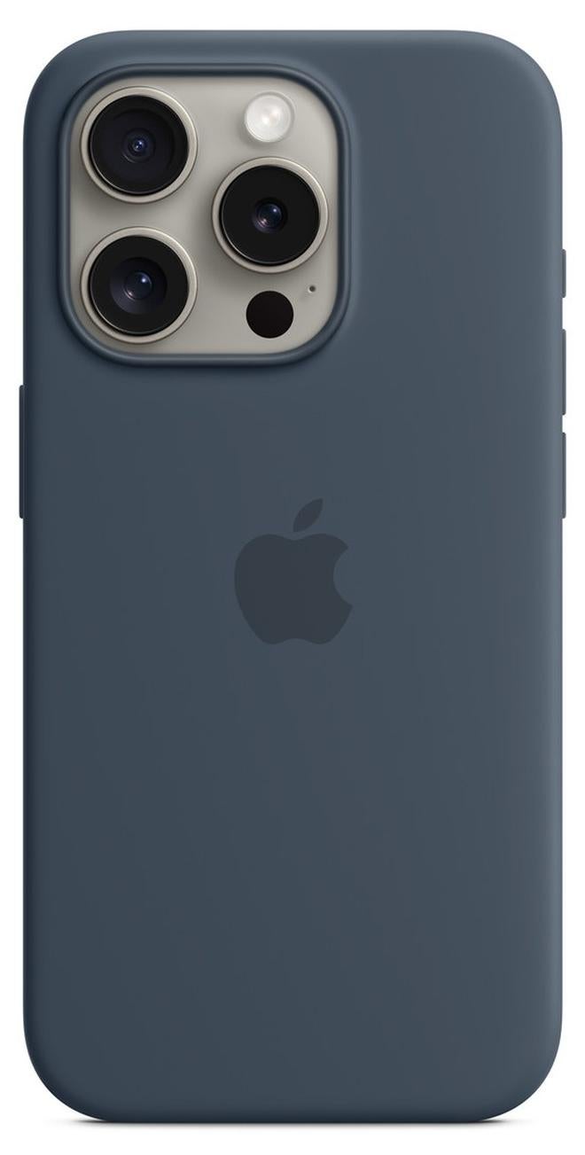 URBBKING Liquid Silicone Case Protector Compatible with iPhone 16 Pro Max Blue