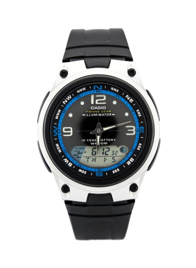 CASIO Men Water Resistant Analog/Digital Quartz Watch AW-82D-1AVEF - Image 1