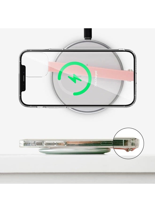 Sinjimoru Stretching Silicone Phone Strap as Cell Phone Grip Holder, Reusable Slim Cell Phone Holder for Hand with Clip for Galaxy & iPhone Case. Sinji Finger Strap Clip Black 210 - Image 4