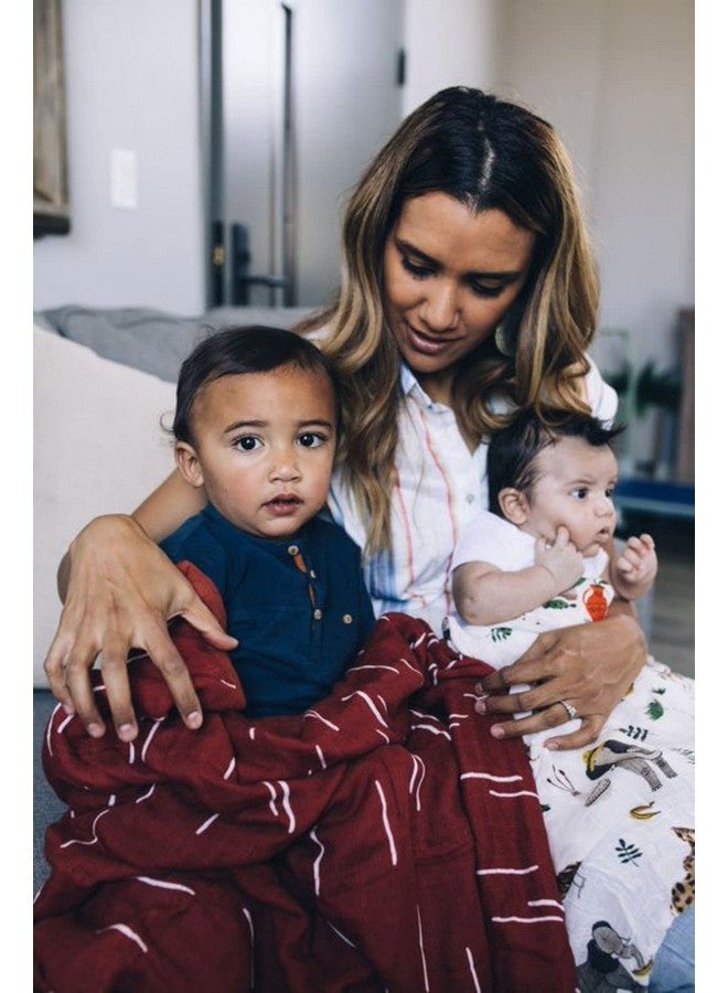 Little Unicorn - SafariSocial Deluxe Swaddle | Single | 100% Rayon Muslin from Bamboo | Super Soft | Newborns and Infants | Large 47” x 47” | Machine Washable - Image 5