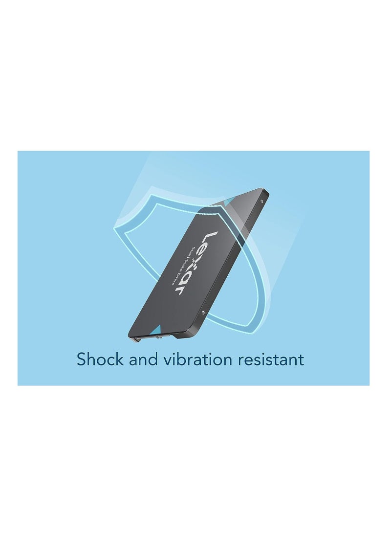 Lexar NQ100 2.5” SATA III (6Gb/s) 240GB SSD, Up to 550MB/s Read Solid State Drive, Internal SSD for Laptop, Desktop Computer/PC (LNQ100X240G-RNNNG)