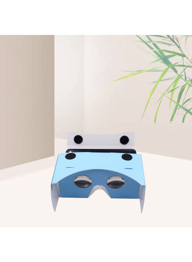 Foldable Paper VR Glasses Second Generation Google Cardboard 3D Virtual Reality Eyewear Lightweight Wearable For All Ages-Color:Customizable - Image 2