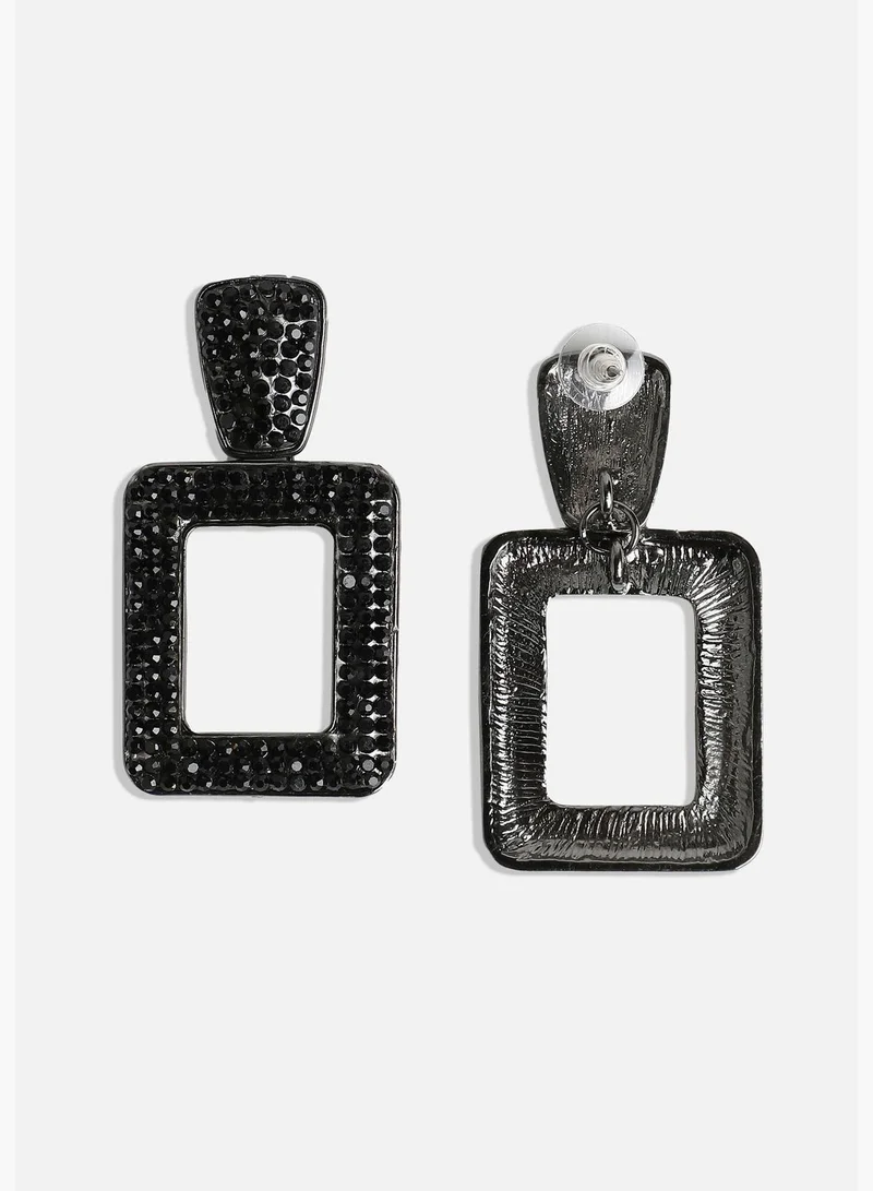 SOHI Trendy Designer Stone Party Wear Drop Earring For Women