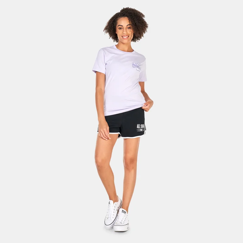 CONVERSE Womens Seasonal Graphic Word Art T-Shirt