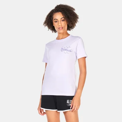 CONVERSE Womens Seasonal Graphic Word Art T-Shirt
