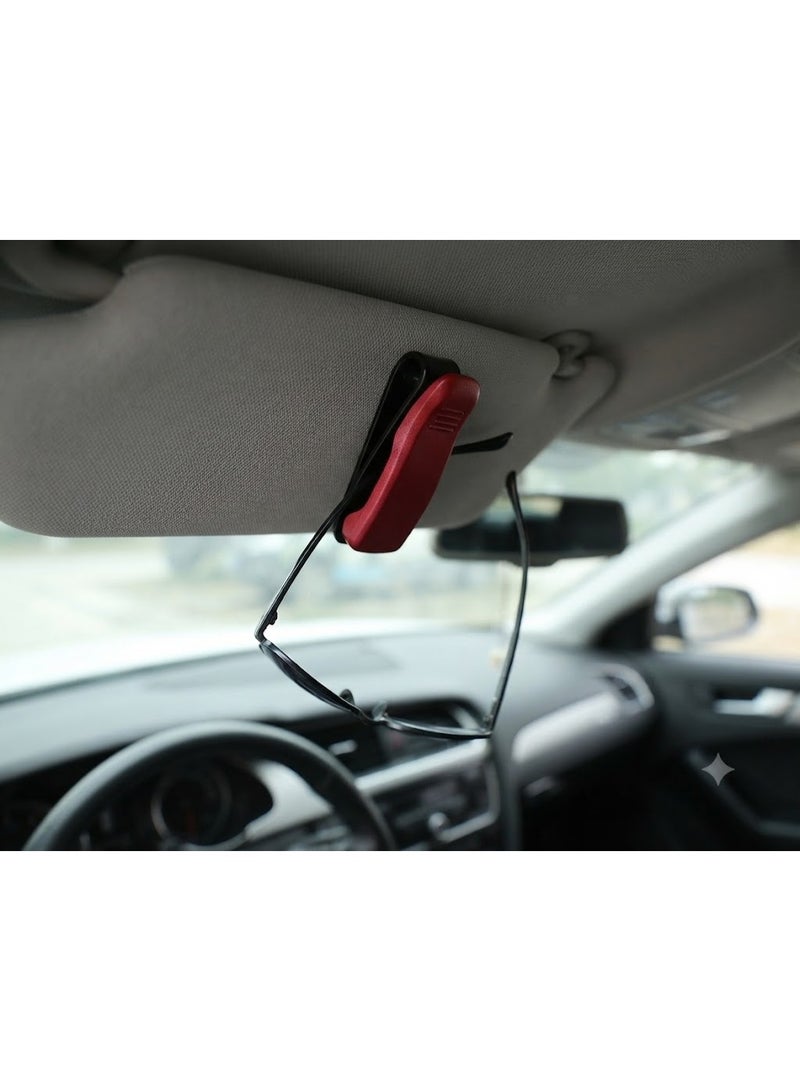 Sunglasses Clip on Car Sun Visor - A Safe and Easy Solution for Storing Your Glasses - Image 1