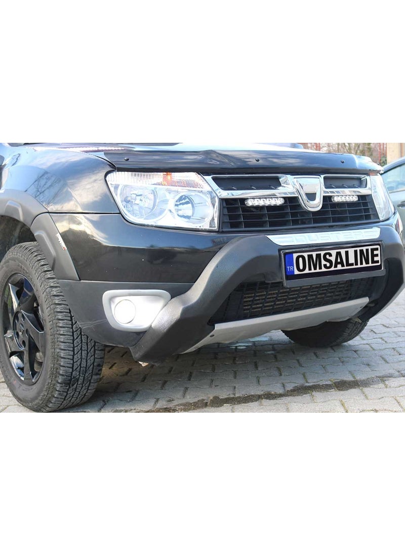 Omsa - Dacia Duster Diffuser Front Bumper Under Plate Gray Between 2010-2017 - Image 1