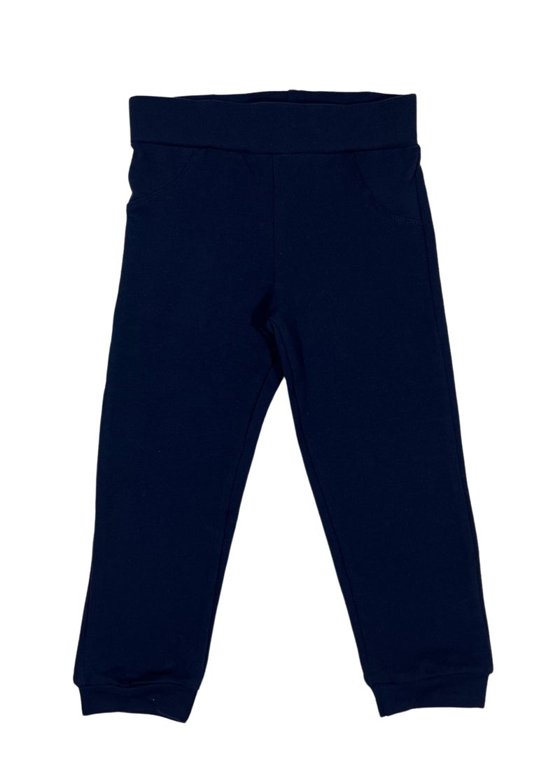 Baby Co. Navy & Grey Slim Baby Sweatpants (2 Pack)  - Image 2