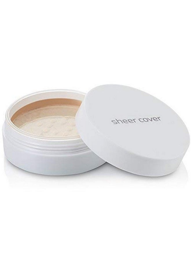 SHEER COVER - Sheer Cover Perfect Shade - Mineral Foundation Makeup Kit w Free Foundation Brush - Medium Shade - Foundation Powder Makeup and Mineral Makeup, Best Full Coverage Foundation 4 Grams - Image 1