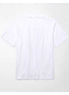 American Eagle Logo Graphic Crew Neck T-Shirt  - Image 3