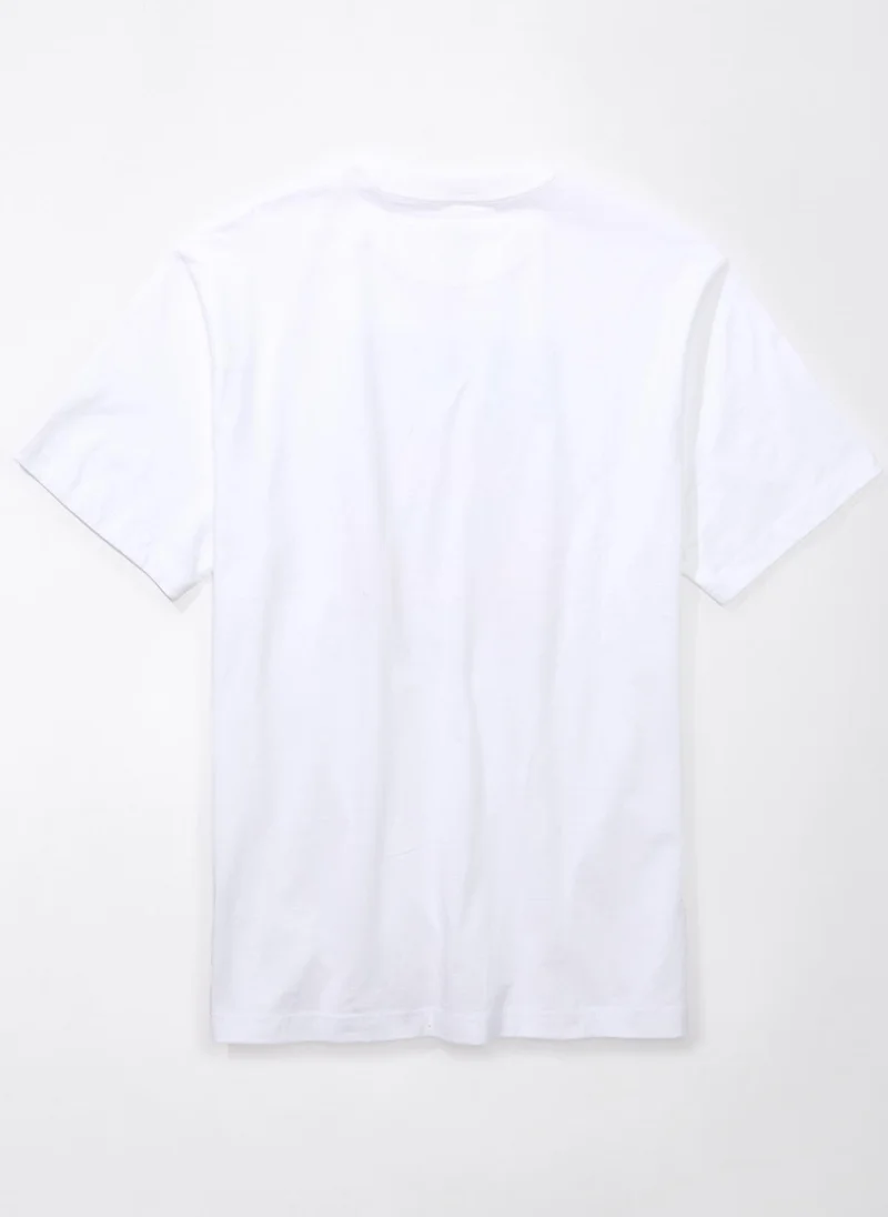 American Eagle Logo Graphic Crew Neck T-Shirt