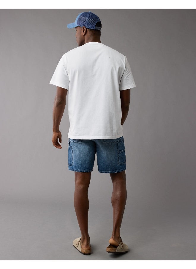 American Eagle Logo Graphic Crew Neck T-Shirt  - Image 2