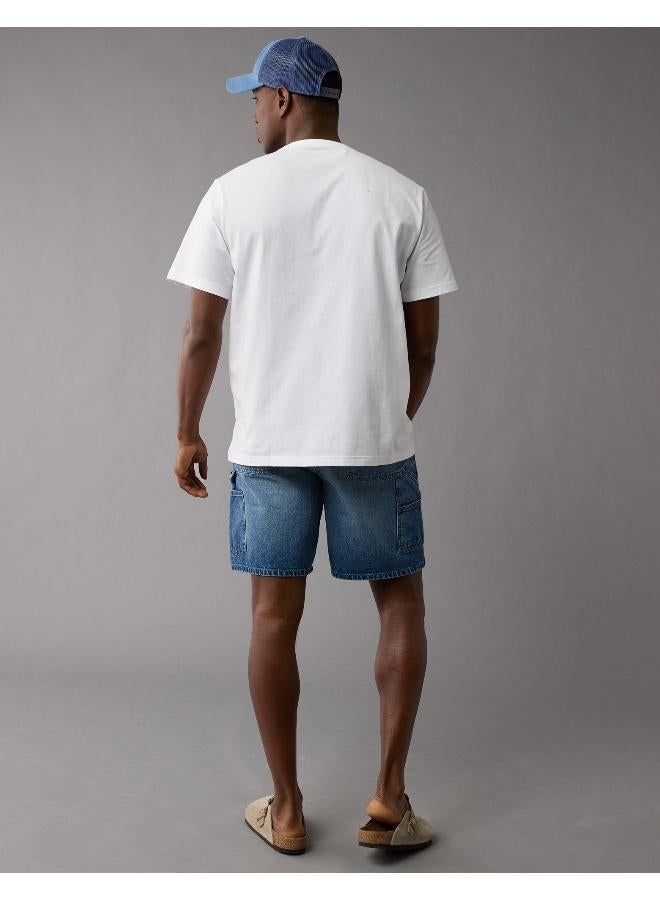 American Eagle Logo Graphic Crew Neck T-Shirt - Image 4