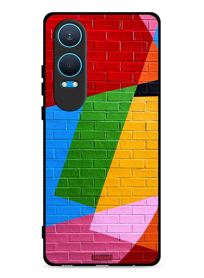 Tolwak OnePlus Nord CE4 Lite 5G Protective Case Cover Colorful Wall Painting  - Image 1