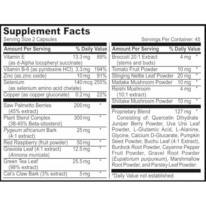 Targeted Science™ Prostate Health Supplement for Men – Urinary & Bladder Support - Image 2