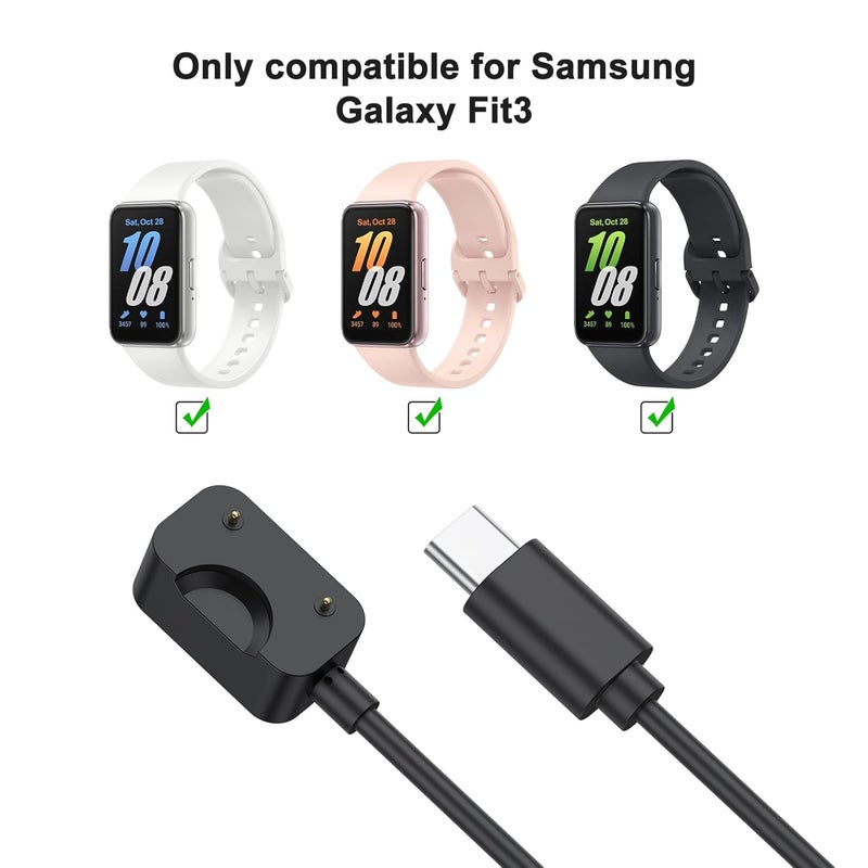 Demark USB/Type C Charging Cable for Samsung Galaxy Fit 3 Charger Cable Smartwatch Fast Charging (USB C) - Image 4