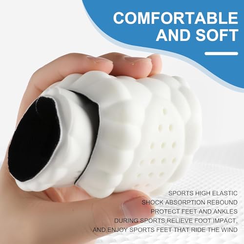SILENCIO Memory Foam Shoe Insole, Shock Absorption Sports Inserts Anti-Slip Cropable Insoles Arch Support Orthotic Insoles Soft Elastic Insoles for Men Women (EU 40-45) - Image 5