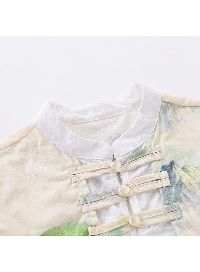 Children's Clothing Boys Baby Summer And Autumn Tang Suit First Birthday Outfit Children's Hanfu Mid-autumn Festival Performance - Image 5
