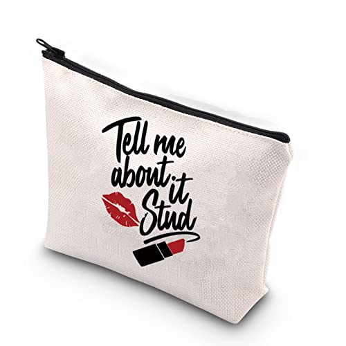 XYANFA Greese Musical Inspired Makeup Bag Movie Fans Gift Theater Gifts Gift for Her Tell Me About it Stud (Tell me about it Stud) - Image 1