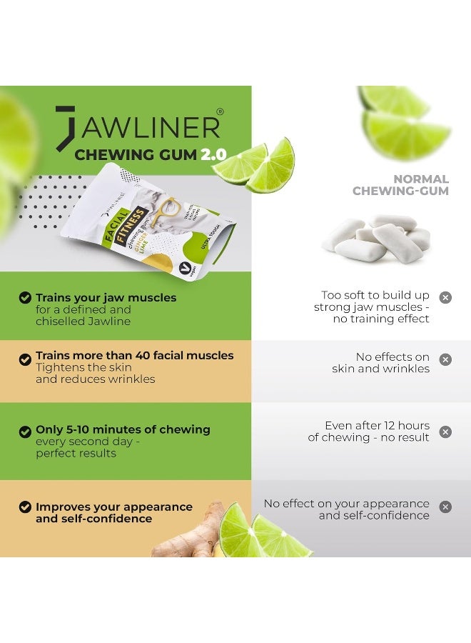 Jawliner علكة جولاينر للياقة الوجه - زنجبيل ليمون - Image 5