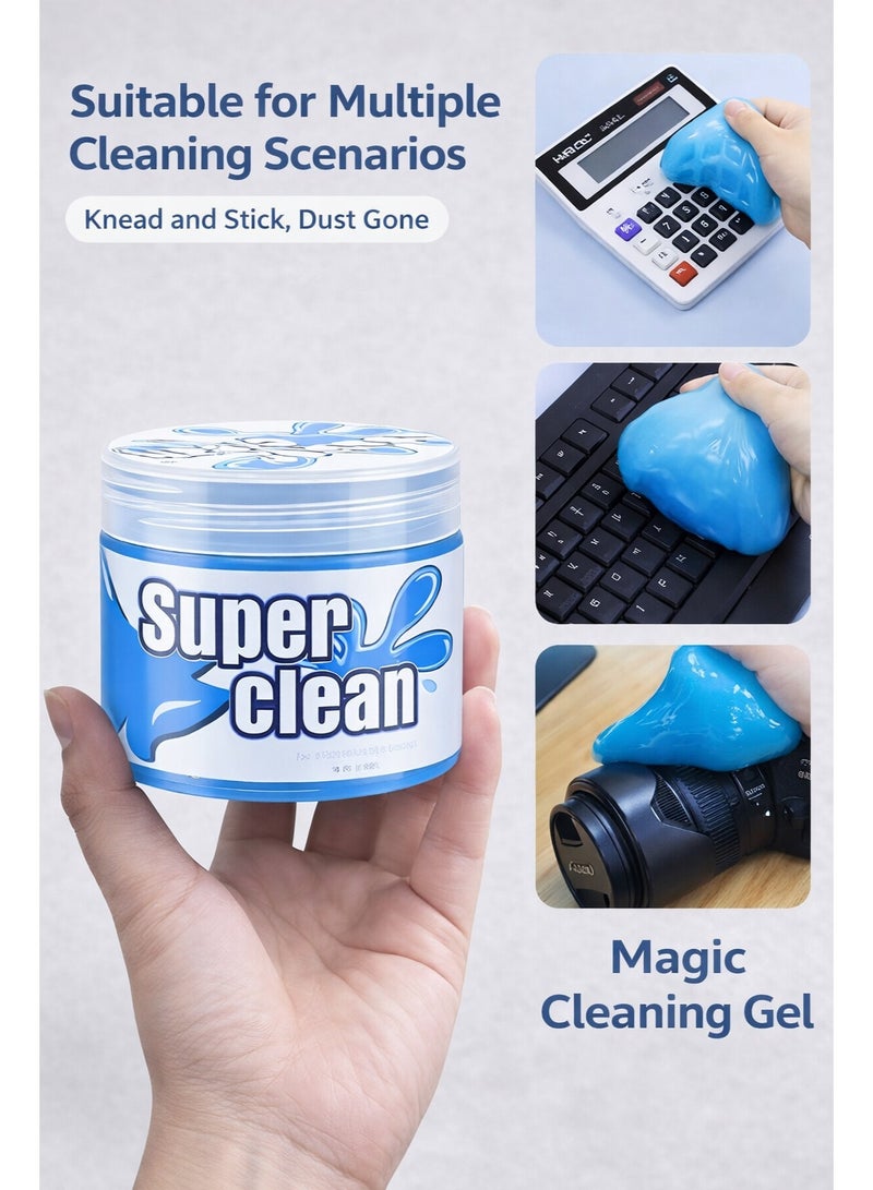 AGNAR Multi-Purpose Cleaning Gel – Perfect for cleaning keyboards, cameras, car interiors, air vents, dashboards, and electronics - Image 1