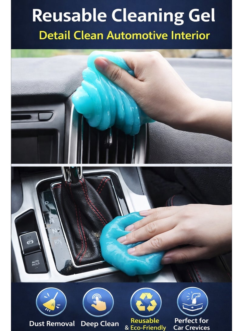 AGNAR Multi-Purpose Cleaning Gel – Perfect for cleaning keyboards, cameras, car interiors, air vents, dashboards, and electronics - Image 3