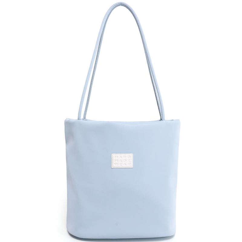 EHOOO Women's Nylon Solid Color Bucket Tote Bag 2026 - Image 5