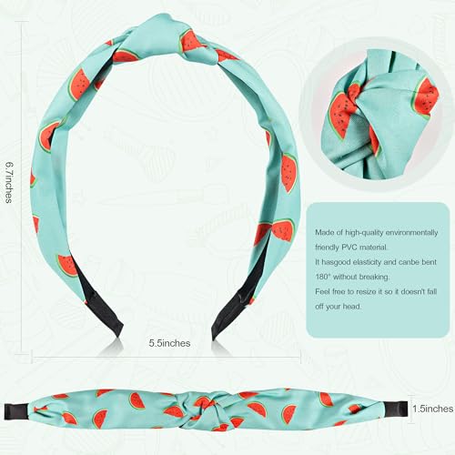 DiyJibb Headbands for Women Girls - 6PCS Stylish Top Knotted Headbands - Knotted Headband for Women - Head Bands Wide Hairband Hair Accessories - Image 2