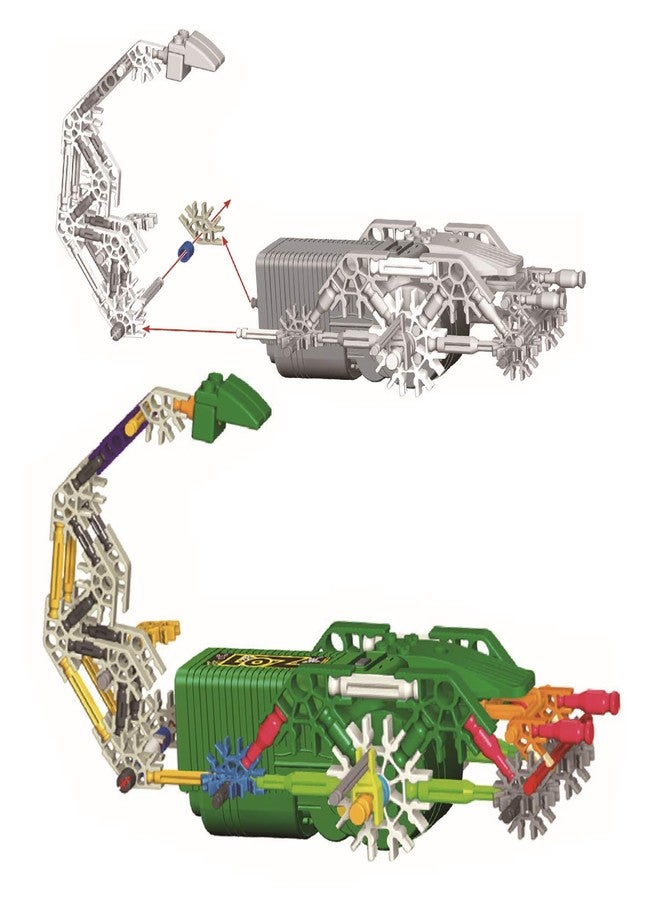 Science4you مجموعة روبوتات سكوربيوبوت من ساينس4يو للأطفال - ألعاب بناء الروبوتات للأطفال من 8 إلى 12 عامًا، 161 قطعة، ألعاب بناء STEM، هدية للأولاد والبنات من 8 سنوات فما فوق - Image 3