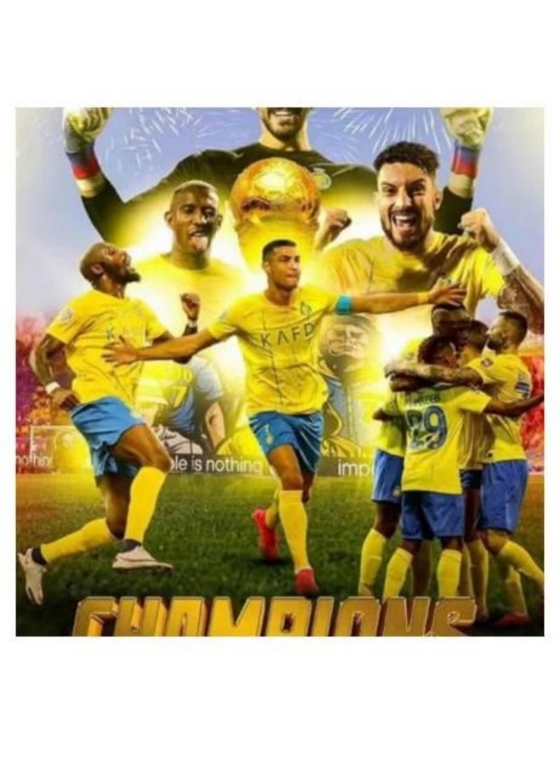 طقم جيرسي لكرة القدم للأطفال، موسم 2024 الجديد، قميص كرة قدم كريستيانو رونالدو رقم 7، طقم جيرسي لكرة القدم بطل العالم لكرة القدم للأطفال والشباب بمقاسات رياضية - Image 4