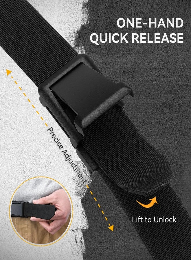 CHAOREN Tactical Belt Men - 1.5" Stretch Work Belt - Quick Release for Military Casual Jeans EDC EMT - Image 2