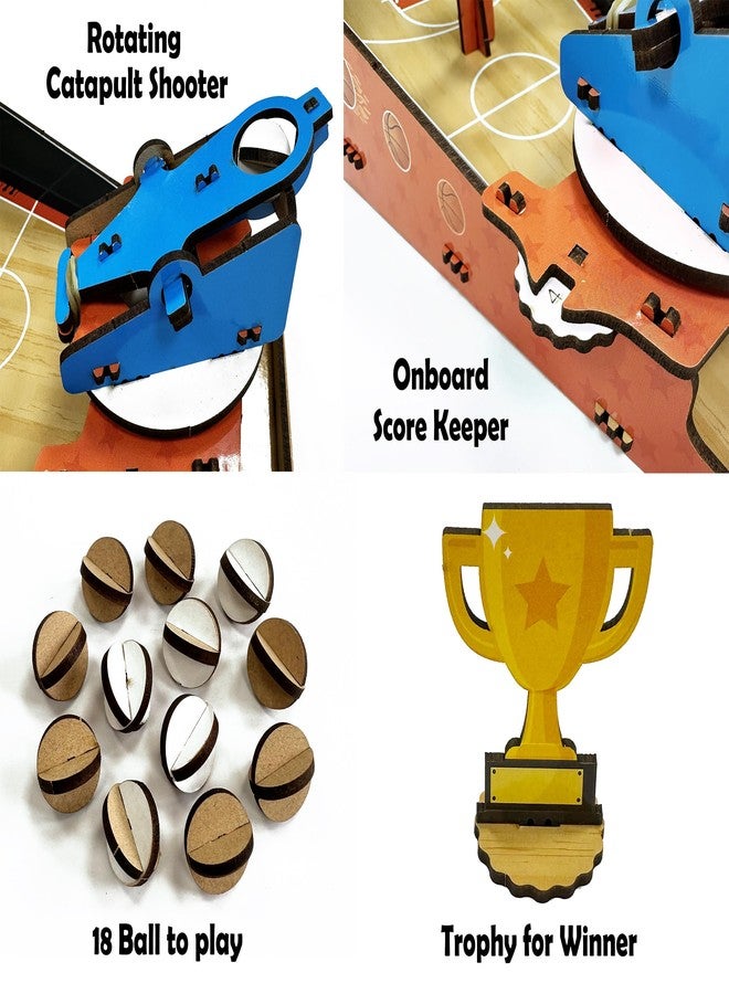 فنفينشين لعبة Funvention Basketball Mania التعليمية للأطفال، لعبة STEM يمكنك تركيبها بنفسك - Image 4