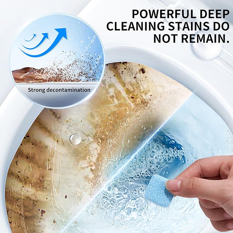 KASTWAVE Automatic Toilet Cleaner Tablets 12 Pack, Long Lasting Toilet Bowl Cleaning Tablets for Bathroom, Toilets Tank Freshener and Deodorizer - Image 3