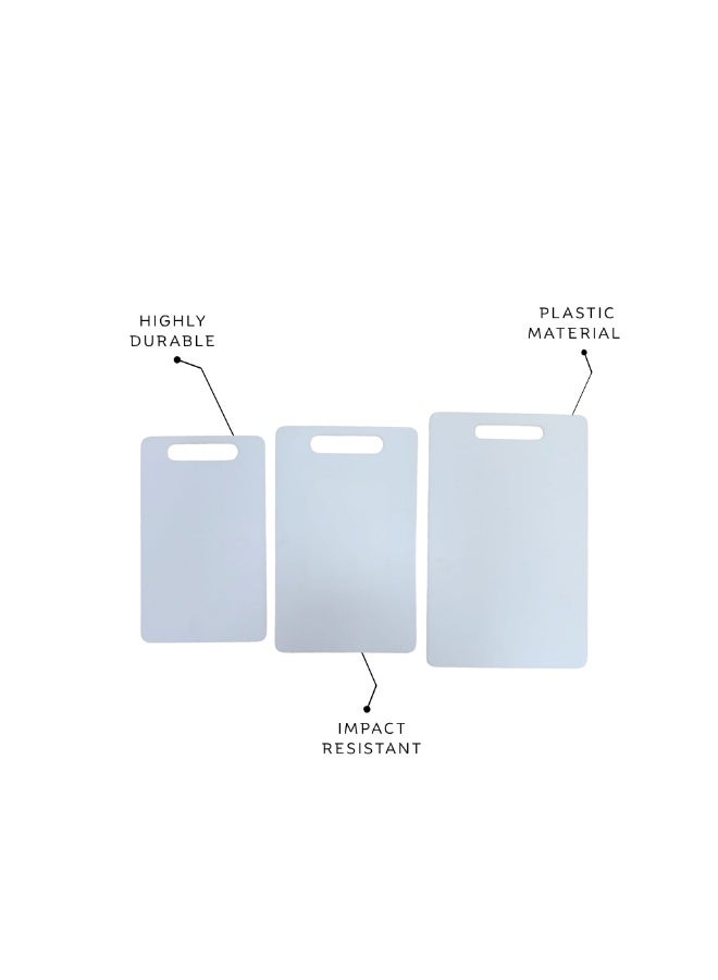 إس إن إتش لوح تقطيع وتقطيع متين بمقبض - لوح مطبخ مانع للانزلاق للحوم والخضروات والفواكه والجبن والبيتزا والعجين - Image 2