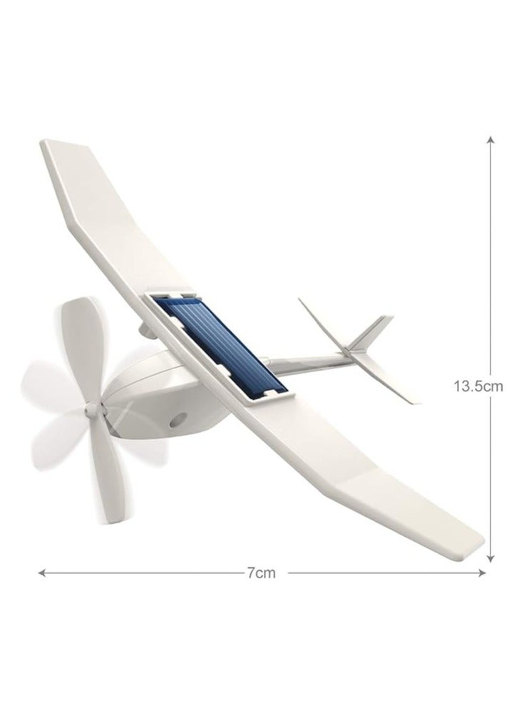 4M Eco Engineering Solar Plane Mobile – Build & Hang Your Own Solar-Powered Plane Mobile with Sunlight-Powered Motor, Plane Parts & Full STEM Guide – Renewable Energy Craft for Ages 8+ | 00-03376 - Image 3