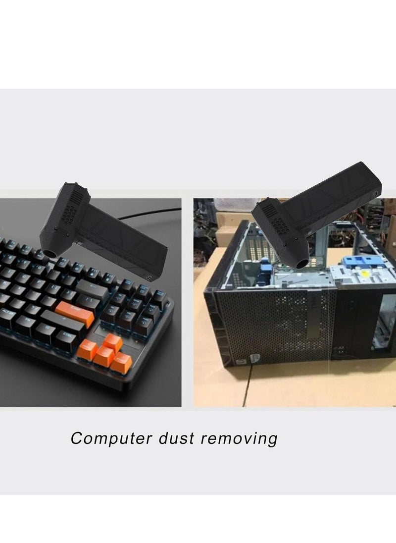 ELTRAZONE Powerful Jet Blower with 300,000RPM Speed – Compact, Lightweight Design, High-Temperature Resistant Material, Efficient Cleaning & Fast Charging with Type-C - Image 3