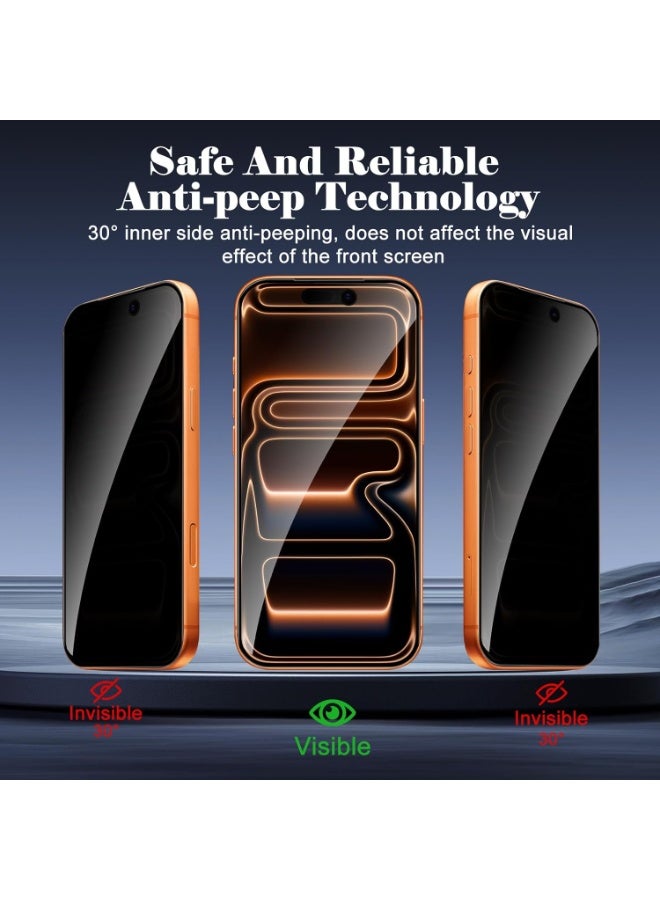 iPhone 15 Pro Max, Privacy Screen Protector, Maximum Screen Protection from Scratches and Shattering - Image 5