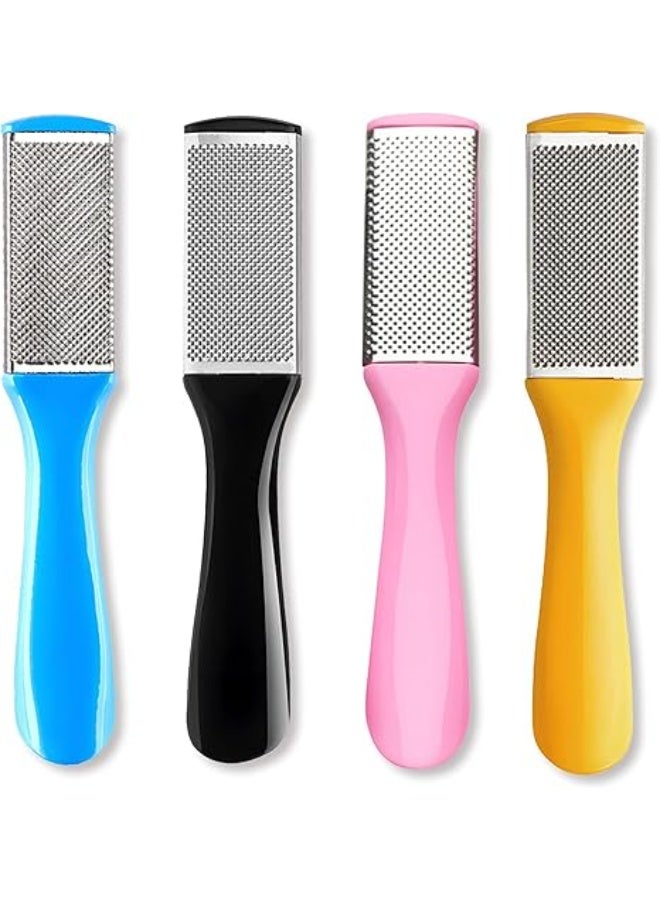 Professional Foot File Stainless Steel Double Sided Callus Remover - Silky Smooth Feet, Ergonomic Handle and Stylish Design (Multicolor) - Image 1