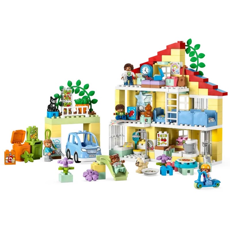 LEGO - Duplo 3 in 1 Family House 218 Pieces - 10994 - Image 3