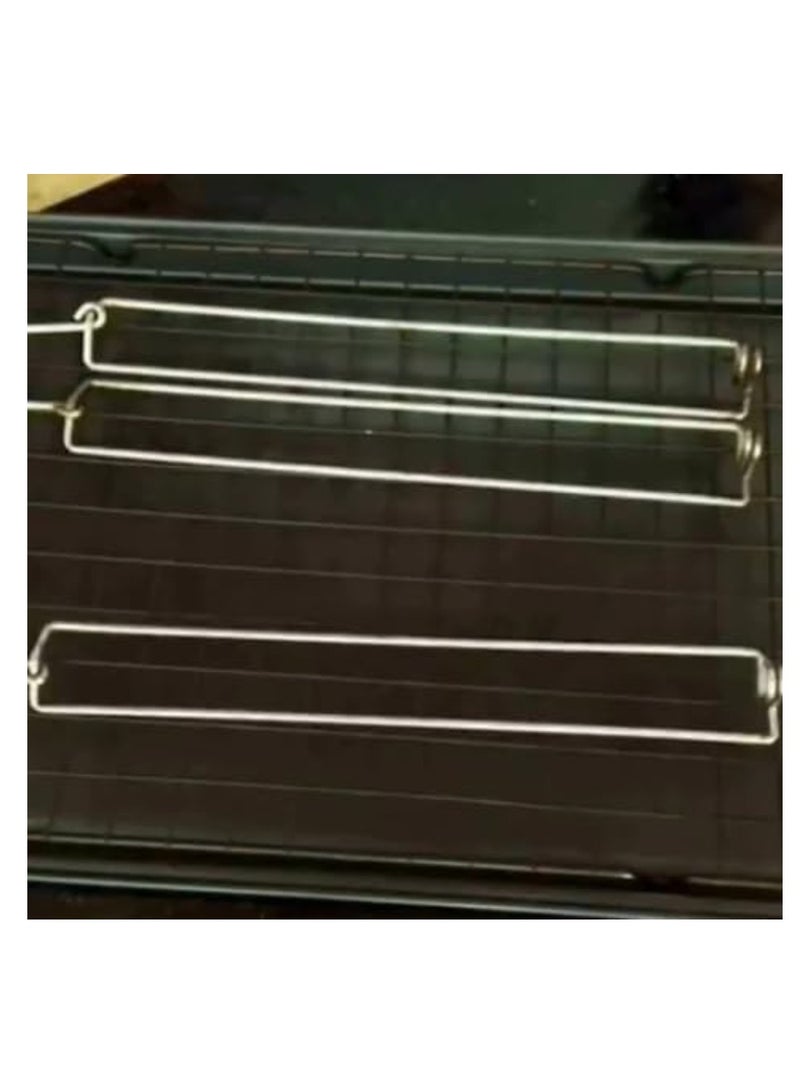 4PC Chicken Wing Grilling Set - BBQ Forks and Skewers for Outdoor Picnics, Camping, and Barbecues - Metal Grilling Tools for Perfectly Cooked Chicken Wings.  - Image 4