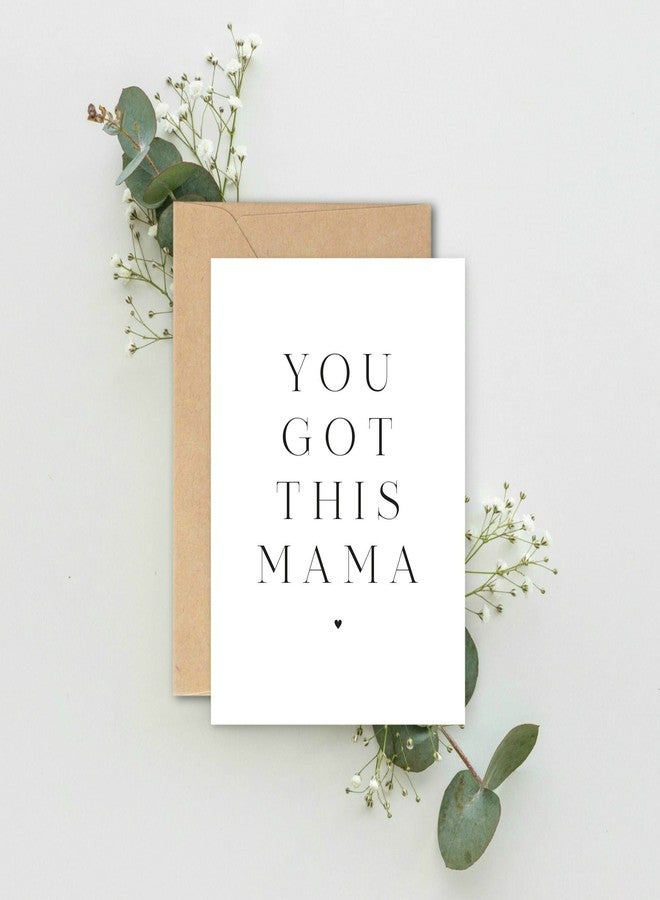 Lula Design You got this Mama A5 Card with envelope, New Mum Card, Maternity Leave Card, New Baby Arrival Card, Lockdown Mum Card, New Mum Card, New Mum - Image 1
