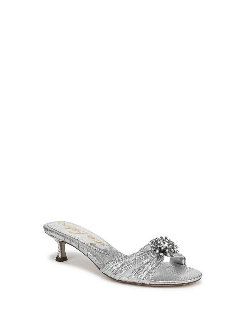Cindie Kitten Heel Mule