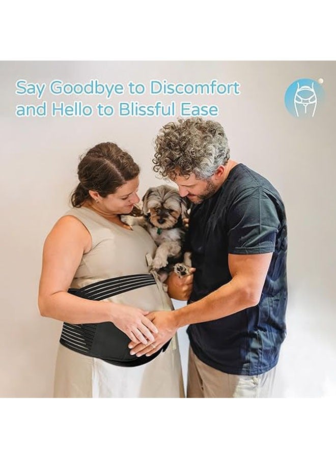 general Maternity Belly Strap, Pregnancy Support Belt, Breathable Abdominal Support Brace for Abdomen, Pelvic, Lower Back and Back Pain, Lightweight Abdominal Strap, Adjustable Pregnancy 3-in-1 Belt - Image 2