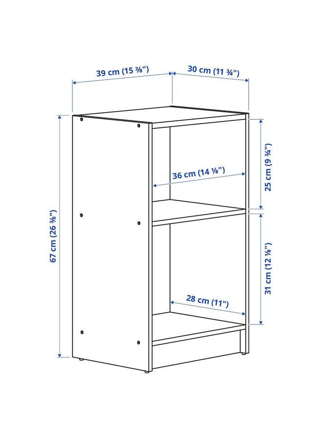 Zaboon Bedside Table, Light Beige, 39X30 Cm - Image 5