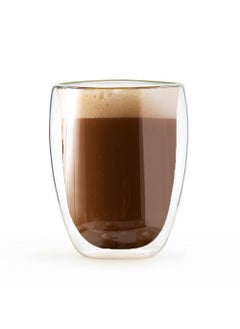 VAHDAM VAHDAM, Double Wall Glass Tea Cup (350ml Capacity) Lead-Free Borosilicate Glass | BPA Free, Double Wall Coffee Mug  - Image 1