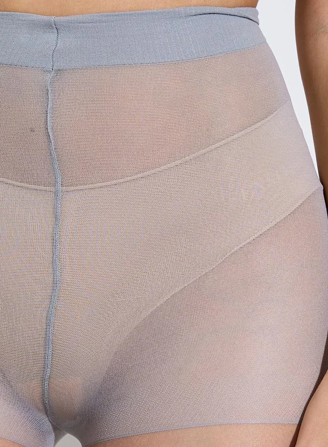 Styli Two-Tone Sheer Stockings