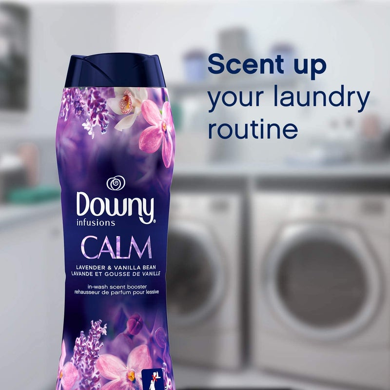 Downy Infusions Laundry Scent Booster Beads for Washer, Calm, Lavender & Vanilla Bean, 20.1 oz - Image 5