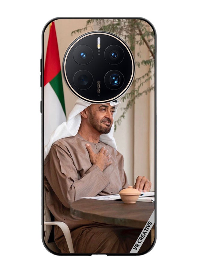 VR CREATIVE Protective Case Cover For Huawei Mate 50 Pro Sheikh Mohamed Bin Zayed Al Nahyan Design Multicolour - Image 1