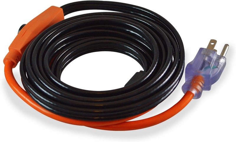 M-D Building Products 4325 6-Foot Pipe Heating Cable with Thermostat - Image 1